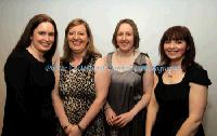 Aisling Treacy, Belclare Tuam pictured with Catherine and Patricia Cawley and Marlene Foy, Westport at the Imelda May New Years Eve Concert in the Royal Theatre Castlebar. Photo: © Michael Donnelly Photography