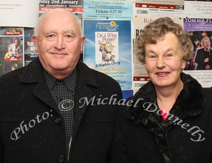 Tom and Claire Moclair Ballinagare, Castlerea pictured at the World Premiere of "On A Wing and a Prayer – The Musical