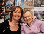 Beverley Stafford pictured with her mum Georgina Stafford, Bonniconlon at the World Premiere of "On A Wing and a Prayer – The Musical