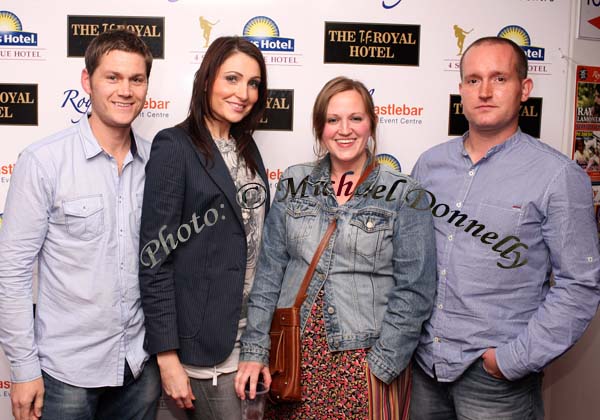 Pictured at "The Script" in the TF Royal Theatre Castlebar, from left Aaron Mellett, Swinford; Fiona Maloney, Julie  and Ben Quigley, Kiltimagh. Photo: © Michael Donnelly