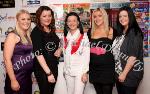 Castlebar ladies pictured at "The Script" in the TF Royal Theatre Castlebar, from left: Suzanne  Dawson, Christine Slammon,  Lisa Gannon, Yvonne McHugh, and Jennifer Cresham.  Photo: © Michael Donnelly