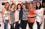 Ballina Ladies pictured at "The Script" in the TF Royal Theatre Castlebar, from left: Sharon Murray, Sarah McNulty, Anne Casey, Denise and Carla McNulty and Aisling Downey. Photo: © Michael Donnelly