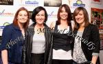 Pictured at "The Script" in the TF Royal Theatre Castlebar, from left Linda Kilbane Lahardane, Aoife Ryan, and Aine Cunningham, Longford; and Anna Calderwel, Scotland . Photo: © Michael Donnelly