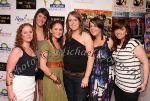 There was an "Athlone College Re-union" at "The Script" in the TF Royal Theatre Castlebar, pictured from left: Anne O'Connor, Charlestown, Mayo, Sharon Reams Ferbane, Co Offaly; Eimear Shanahan, Athlone, Gemma Heaney, Ennis, Linda Tierney, Tuam and Nadia Digon, Athlone; Photo: © Michael Donnelly