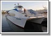 Whale Watching Cruise on Pacific Ocean on board the "Christopher"  from Long Beach Los Angeles. Photo Michael Donnelly