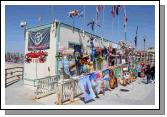 Colourful stall on Huntington Beach Pier. Photo Michael Donnelly