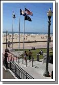 Surf City - Huntington Beach California from Pier entrance. Photo Michael Donnelly