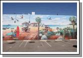 Mural near Huntington Beach Pier CA. Photo Michael Donnelly