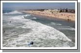 Surf City- Huntington Beach California looking northwards. Photo Michael Donnelly