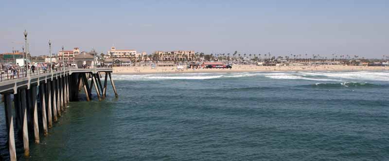 Huntington Beach Pier. Photo Michael Donnelly