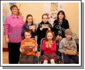 Winners in the Roundfort National School section of the St Colmans (Claremorris) Credit Union Poster Competition, held in the Dalton Inn Hotel, Claremorris, front from left: Category A- Eoin Connelly, 1st; Shauna McHugh, 2nd; Sean Hession, 3rd;  At Back - Martina Gormley, Claremorris Credit Union pictured with Category B winners: Orla Henry, 1st; missing was Hannah Connolly, 2nd;  Shauna Connell was 3rd; In Category C:  Megan Thornton (on right), was 3rd; Missing were Sean Ferriter 1st and Alison McDonald, 2nd, in Cat C. Photo Michael Donnelly 