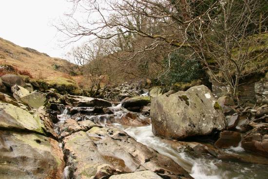 Bedrock river channel in Connemara 