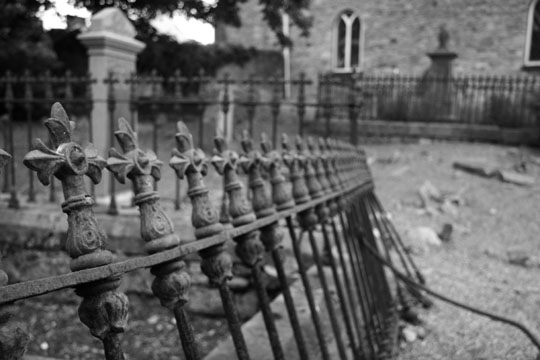 A study of railings at the Church of Ireland Killala