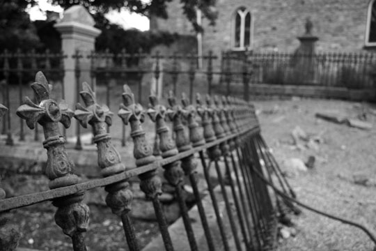 A study of railings at the Church of Ireland Killala