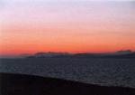 Red sky over Clew Bay 