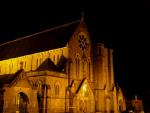 Castlebar Parish Church by night