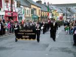 Castlebar Concert and Marching Band. St. Patricks Day Parade Castlebar Co. Mayo. 17 March 2005. Photo Mark Kearney.