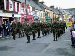FCA marching in the St. Patricks Day Parade Castlebar Co. Mayo. 17 March 2005. Photo Mark Kearney.