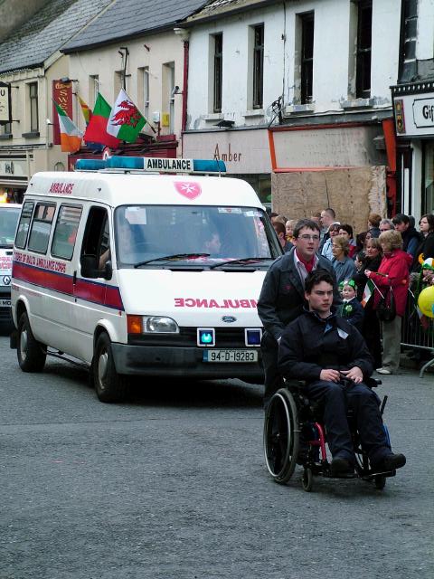 Order of Malta at  St. Patricks Day Parade Castlebar Co. Mayo. 17 March 2005. Photo Mark Kearney.