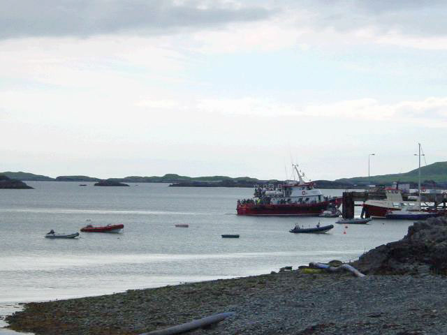 The island is well served by ferries.
