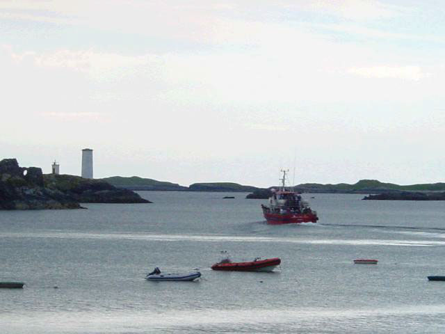 It reaches Claddagh Pier in a journey time of half an hour or so.