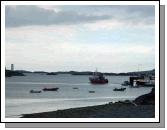 The evening ferry beings its journey to Claddagh, Co. Galway.