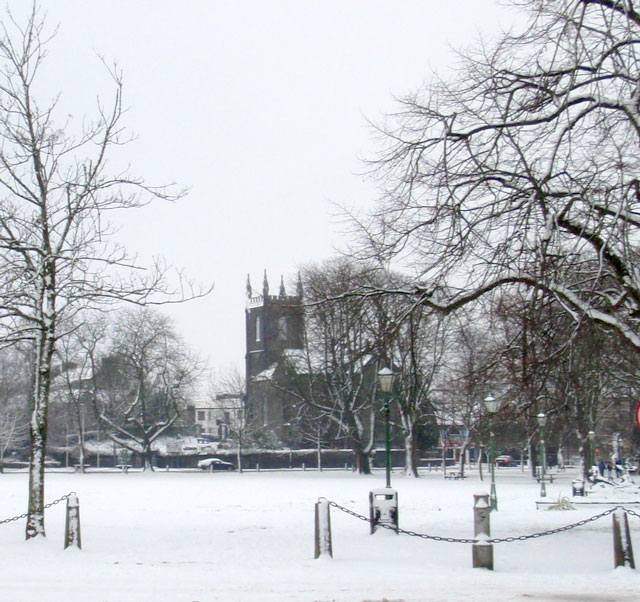 Snow on the Mall 