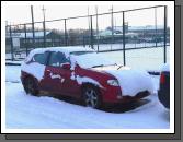 Car Under Snow