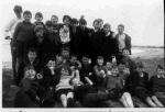These two  photo's may be of interest to the Nostalgia Board. The First was taken on Bertra Beach in May/June 1967. This group were among a large contingent from the two fouth classes and fifth class in St. Patricks NS who climbed Croagh Patrick. There were about 70 students in all and they were accompanied by Fr Charle O'Malley (RIP), Fr. Tom Shannon and Brother John.
 
In this picture are:
 
Back Row: Fergus McEllin, Patrick Bartley, Michael Heverin, John Kinsella, Tom Carolan, John Fitzgerald (RIP), Ger Dunne, Paddy Gannon(RIP), John Rice, Michael Flynn, Bernie Boyle ?, Michael Duane,Fergus McCormack, 
 
Front Row: Fintan Mooney, ? Ralph, John Dunford, Alfie Kileen, Bernard Kennedy, Brian McDonagh, Domnick Murray, Brian Smith, Donie Coleman, Peter Dever, Jimmy Feeney, Padraic Moran, John Donegan,John Kelly, Padraic Brady.