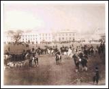 The Hunt prepares to move off from the Mall, Castlebar