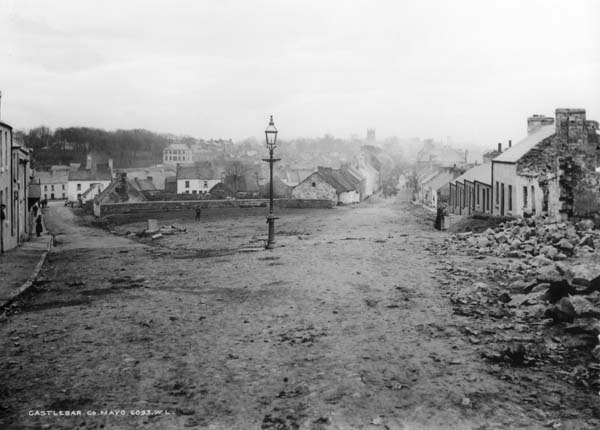 Looking down Staboll Hill towards Main Street