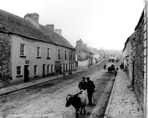 Staball Hill, early 1900s, Castlebar, Co. Mayo, Ireland. Information Age Town.