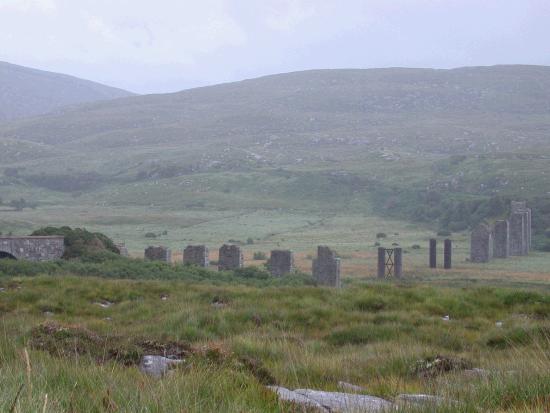 Scene of the Owencarrow Viaduct Disaster - A strong wind derailed a locomotive and blew one of its carriages off the viaduct on 31 January 1925