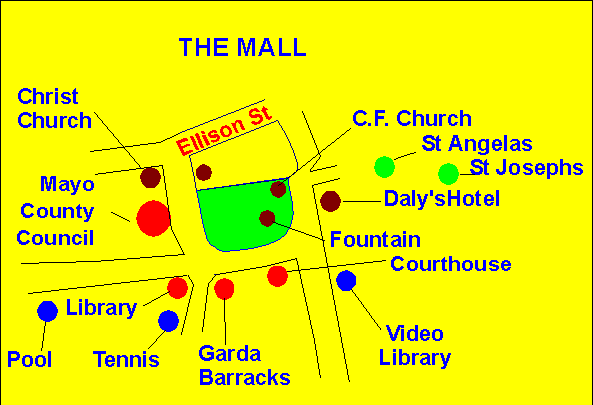 Imagemap of Castlebar